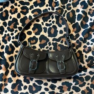 Elegant Dark Brown Shoulder Bag